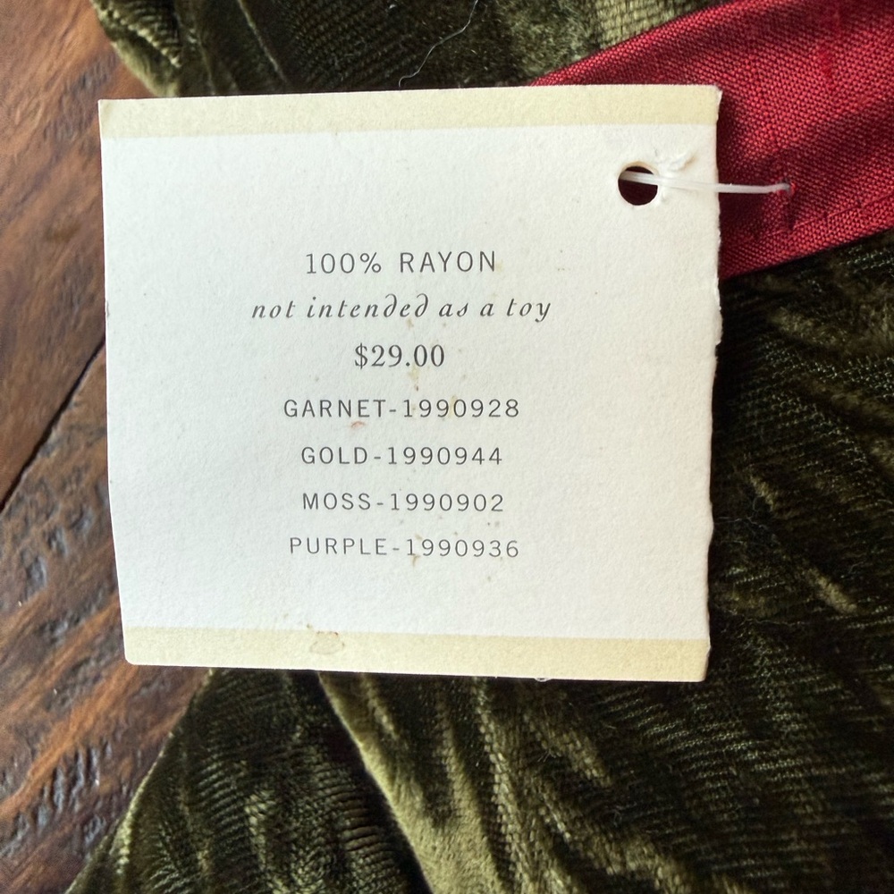 Pottery Barn Velvet Plush Bear. - Picture 4 of 4